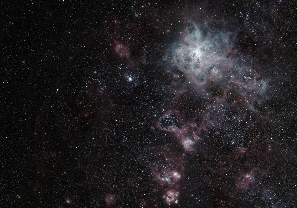 nebula that looks like a tarantula's lair
